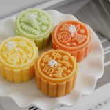  Set 4 Nến Thơm Trang Trí Bánh Trung Thu 