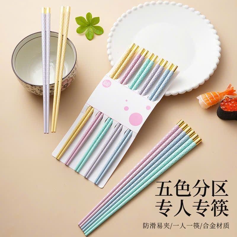  Set 5 Đôi Đũa Sợi Thuỷ Tinh Cao Cấp 