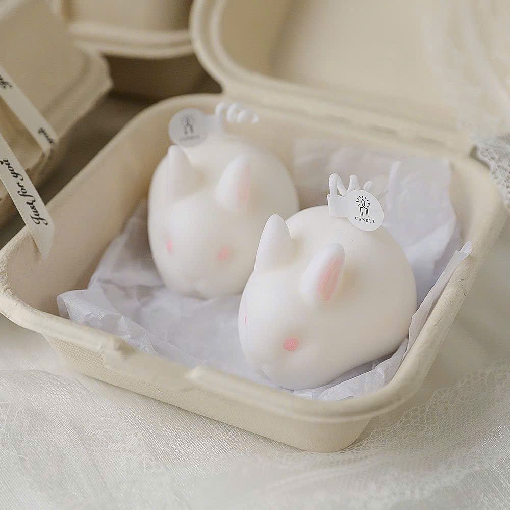  Nến Thơm Hình Thỏ Dễ Thương 