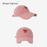  Nón Lưỡi Trai Thêu Trái Tim 