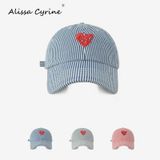  Nón Lưỡi Trai Thêu Trái Tim 