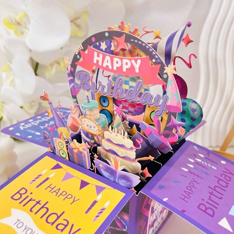  Thiệp Mừng Sinh Nhật 3D 