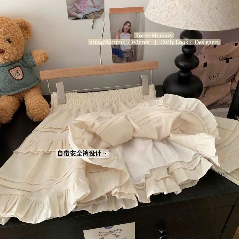  Set Chân Váy ren Xòe Xếp Tầng 