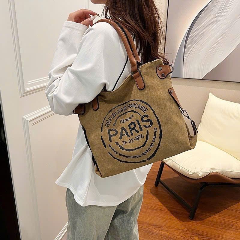  Túi Vải Thời Trang Paris Nữ 