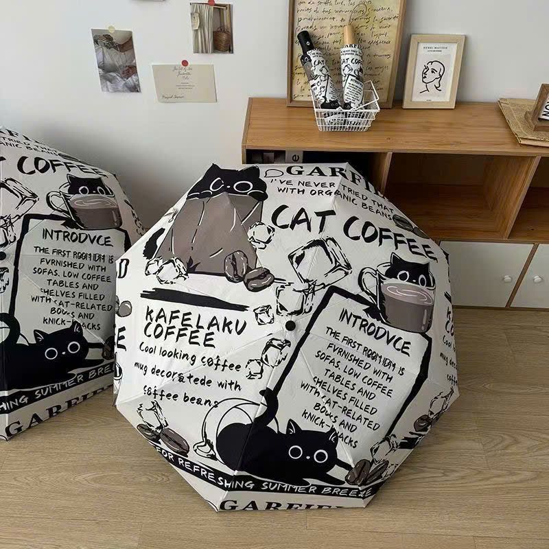  Dù Gấp Kiểu Hình Mèo Dễ Thương 