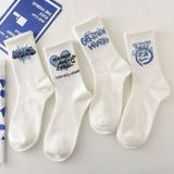  Vớ Tất Nam Nữ Unisex Cổ Cao 