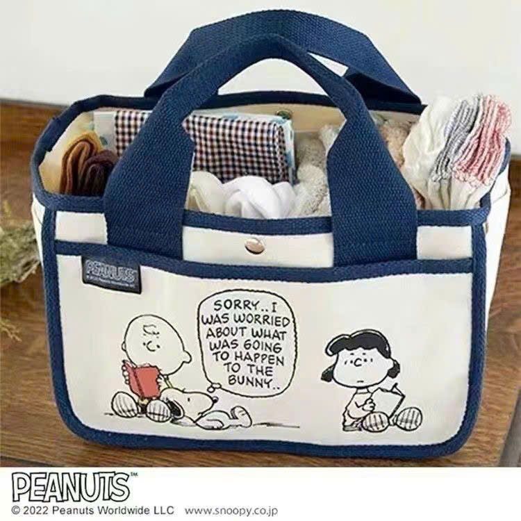  Túi Tote Snoopy Đựng Đồ Ăn Trưa 