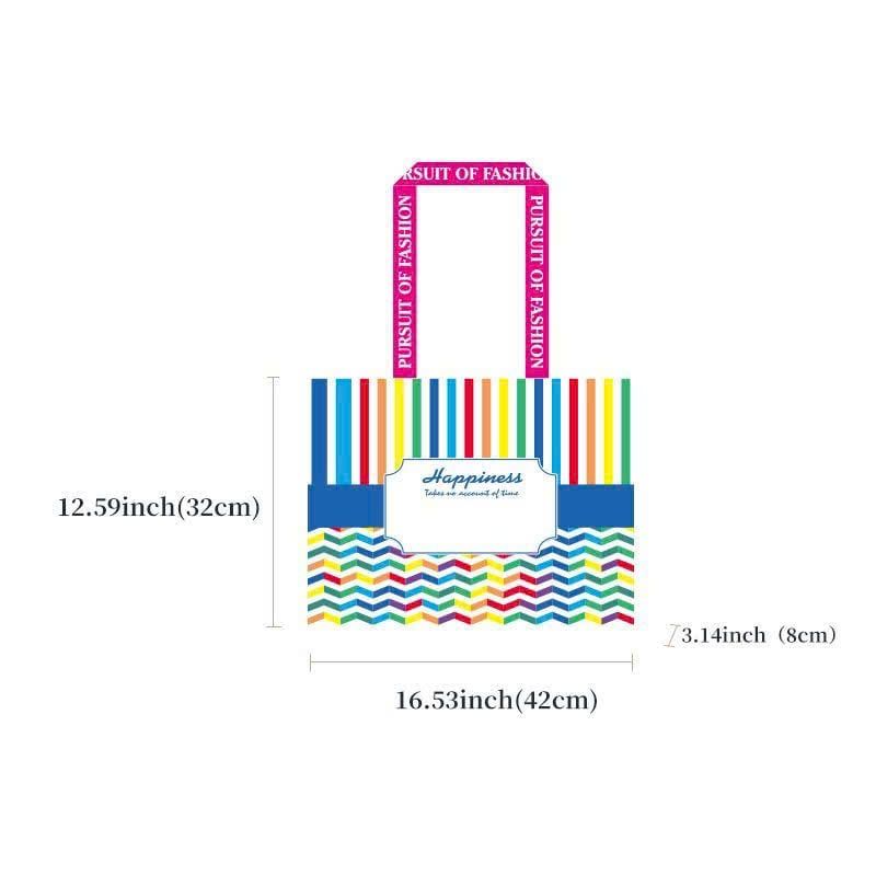  Túi Tote Thời Trang Họa Tiết Sọc 