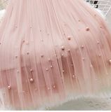  Chân Váy Xếp Ly Voan Đính Nơ Ngọc 