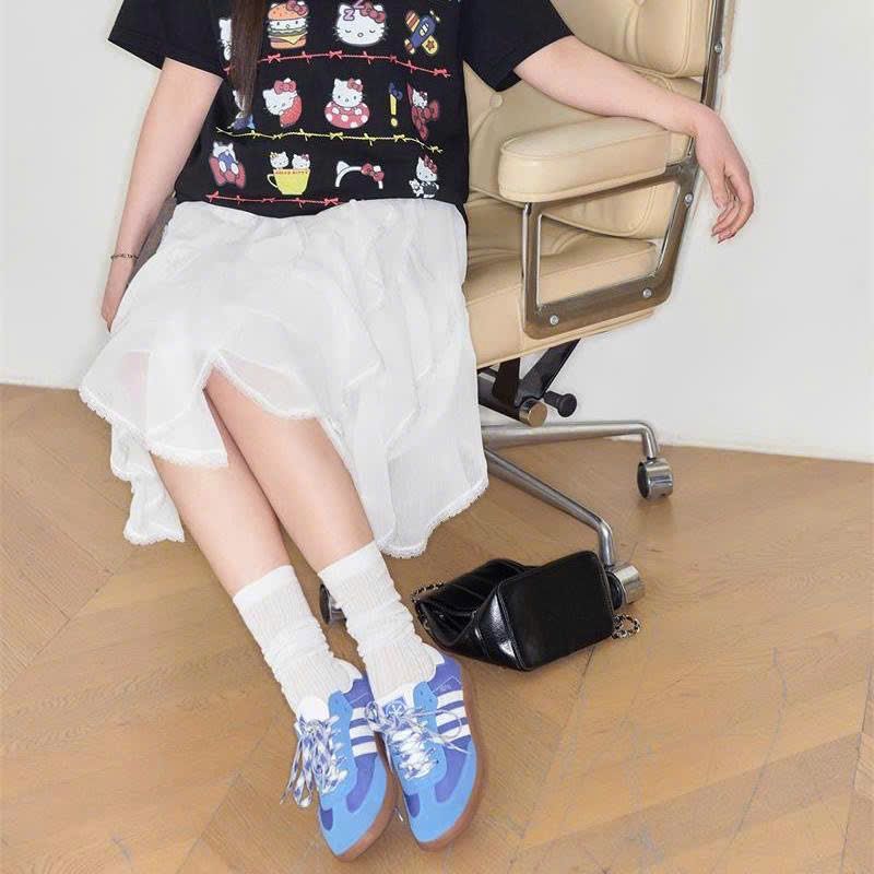  Chân Váy Ren Tulle Phong Cách Hàn Quốc 