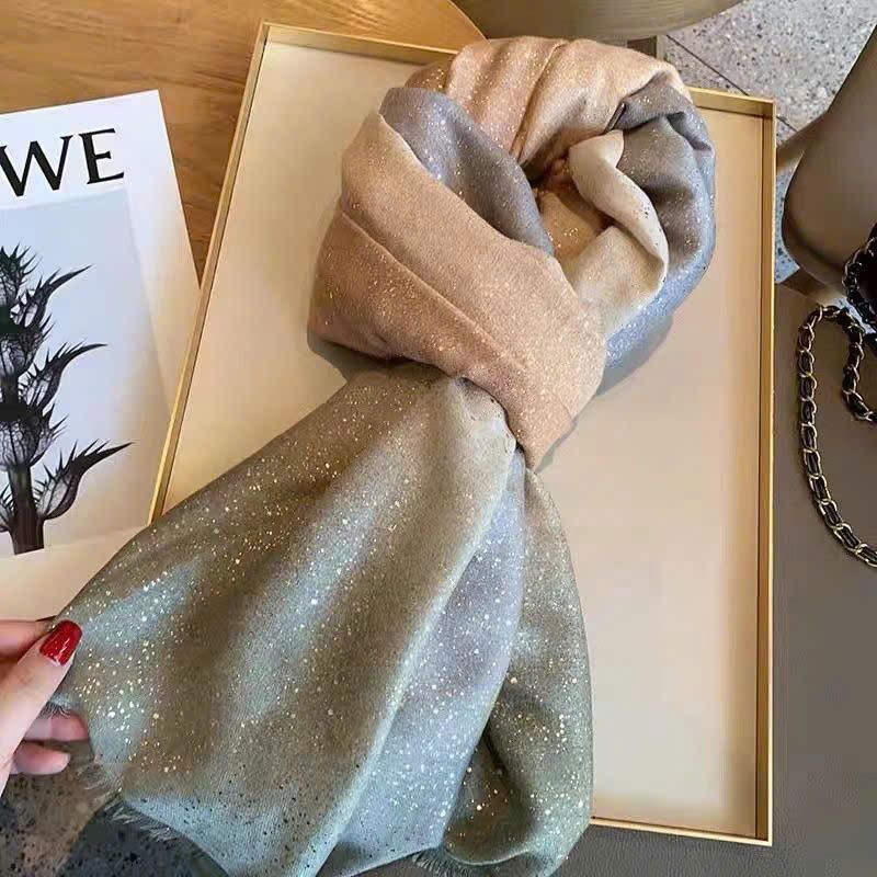  Khăn quàng cổ nữ cotton bling bling 