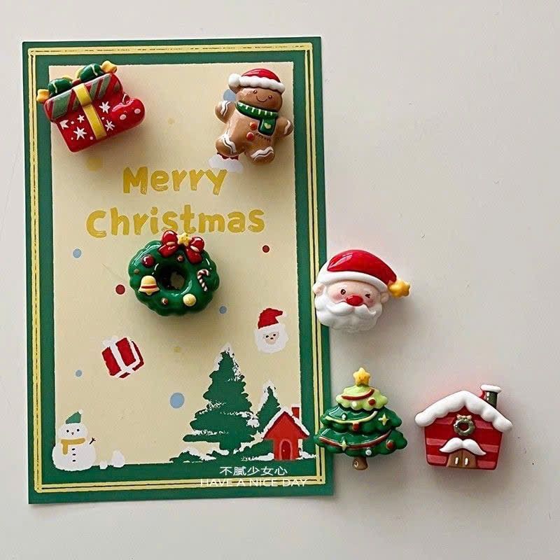  Set Cục Hít Tủ Lạnh Trang Trí Noel 