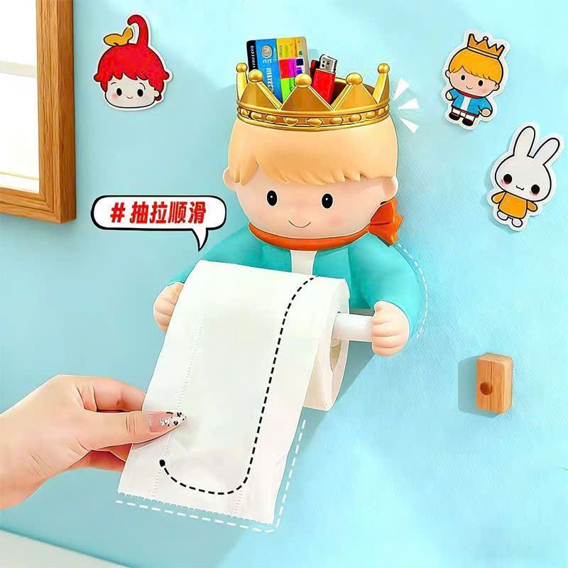  Giá Đỡ Giấy Ăn Hoàng Tử Hoạt Hình Treo Tường 