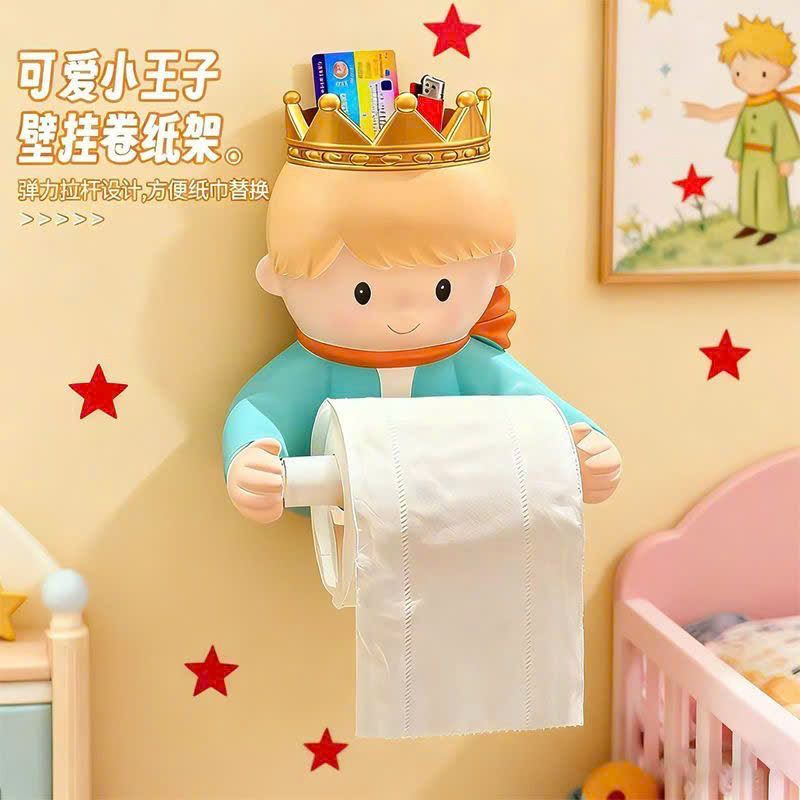  Giá Đỡ Giấy Ăn Hoàng Tử Hoạt Hình Treo Tường 