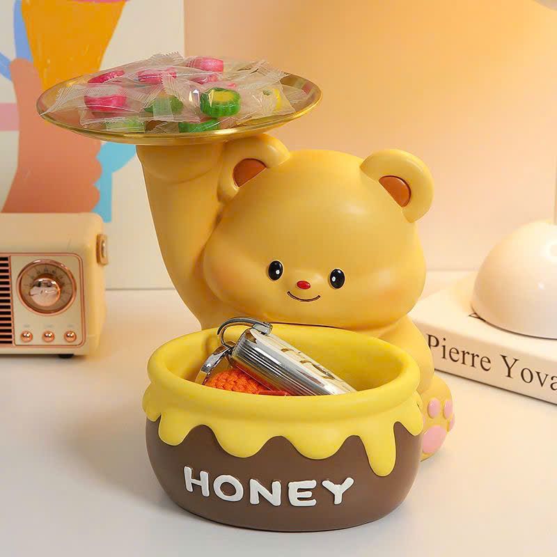  Gấu Vàng Honey Kệ Để Đồ 