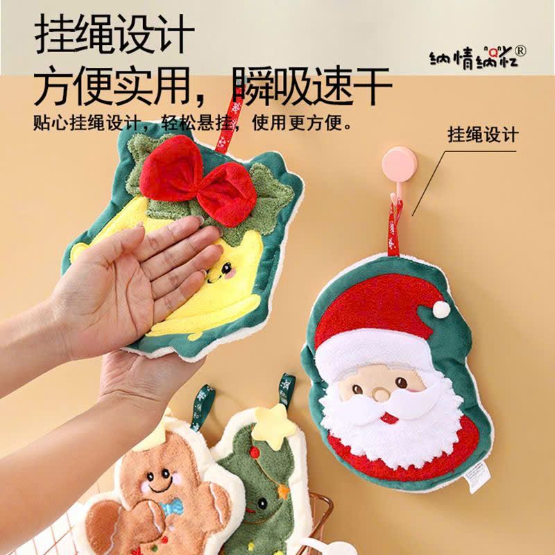  Khăn Lau Tay Họa Tiết Noel 