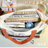  Túi Đeo Chéo Vải Ghép Nhiều Màu 