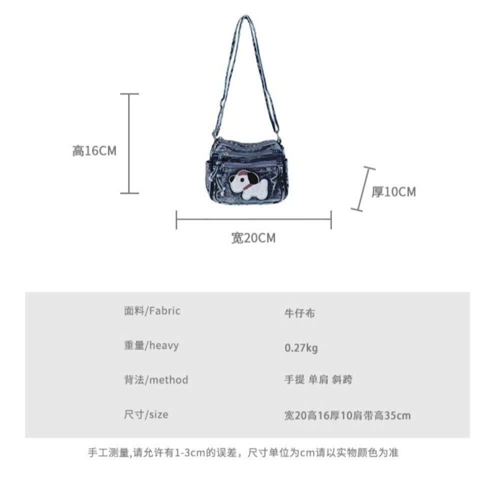  Túi Jeans Đeo Chéo Nữ Mẫu Mới Nhất 