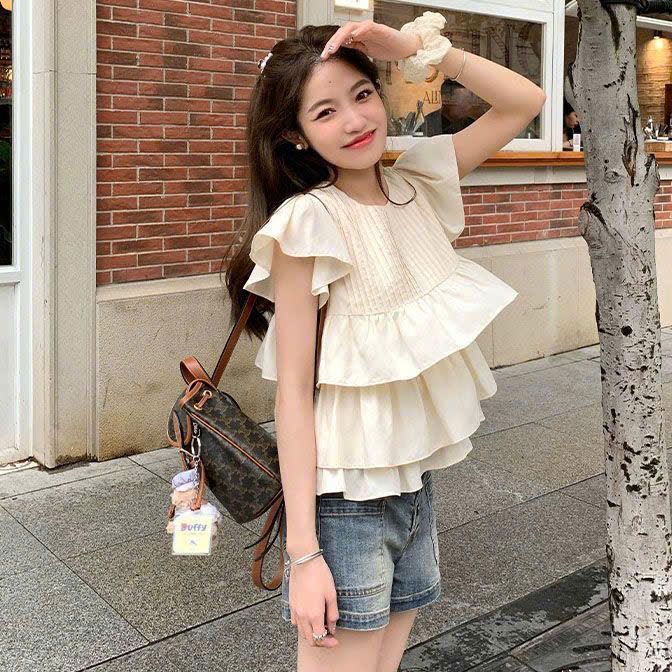  Áo Xếp Tầng Thời Trang 