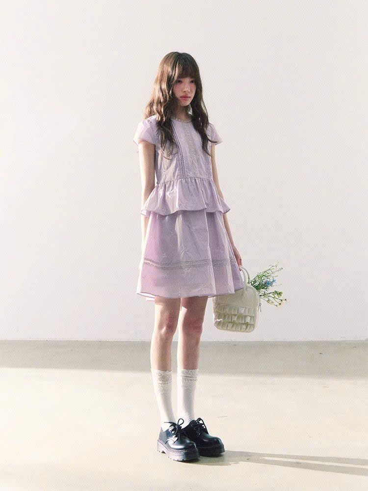  Đầm Tay Áo Kiểu Pháp 