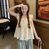  Áo Kiểu Dáng Peplum Tay Bèo Nữ 