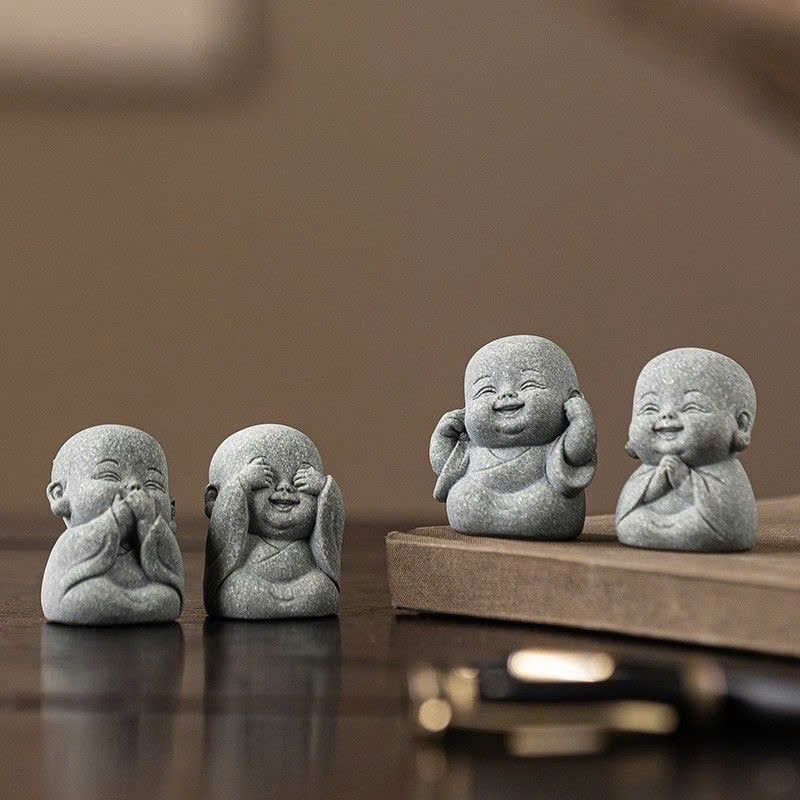  Bộ Tượng Chú Tiểu Tứ Không 