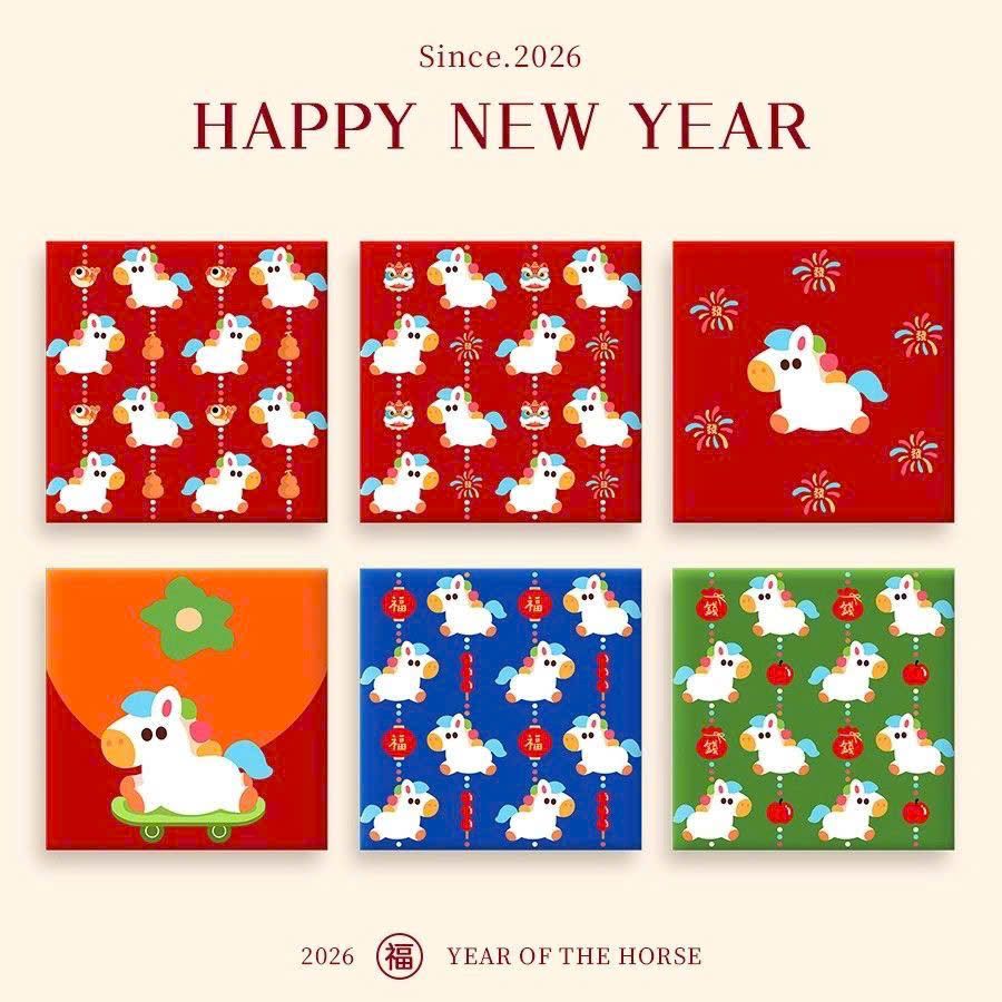  Bao Lì Xì NĂm Mới 2026 