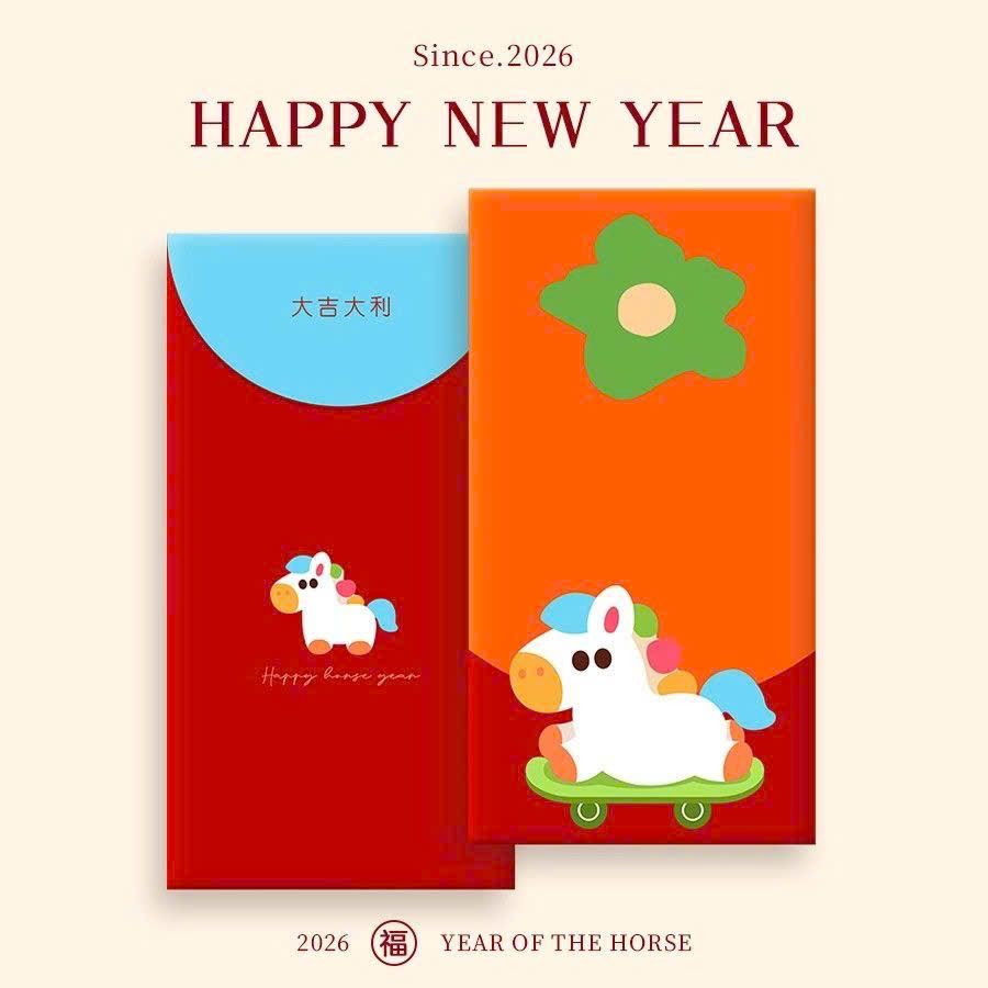  Bao Lì Xì NĂm Mới 2026 