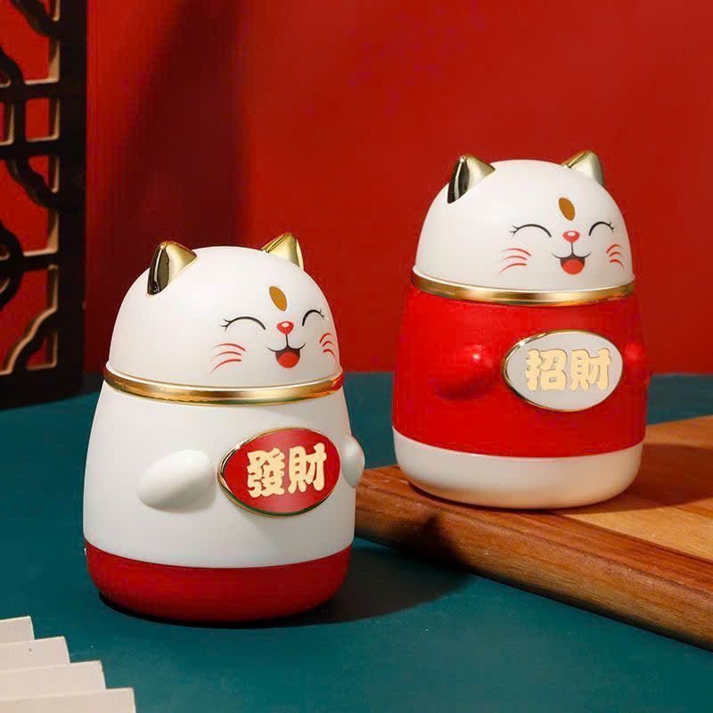  Hủ Tâm Mèo May Mắn 