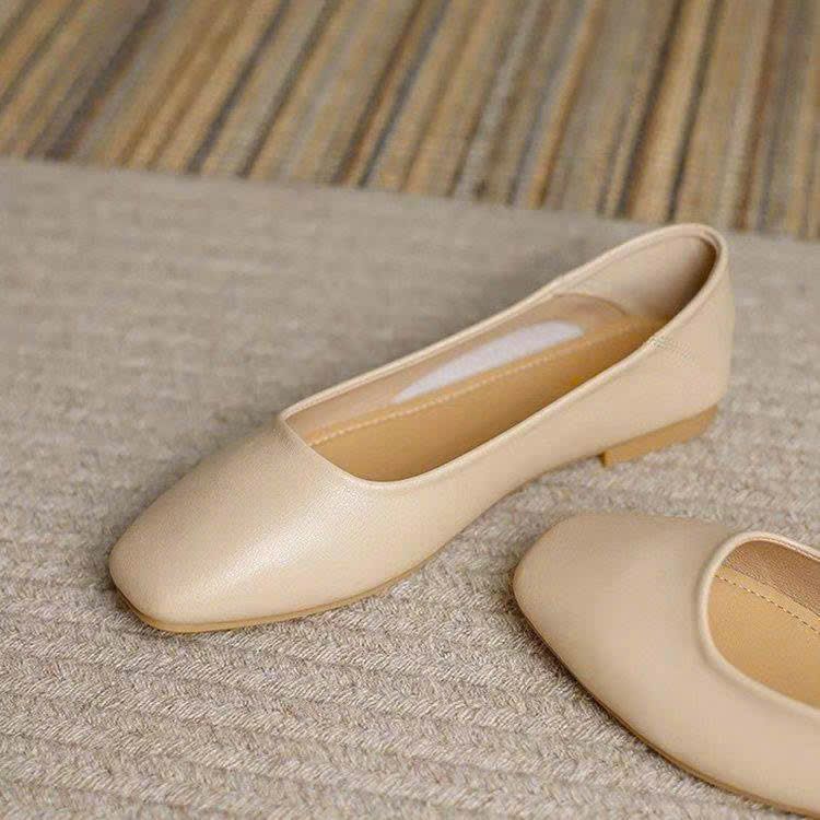  Giày Búp Bê Nữ Ren Lưới Mũi Tròn 
