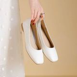  Giày Búp Bê Nữ Ren Lưới Mũi Tròn 