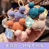  Set 5 Dây Cột Tóc Mickey Đính Đá 