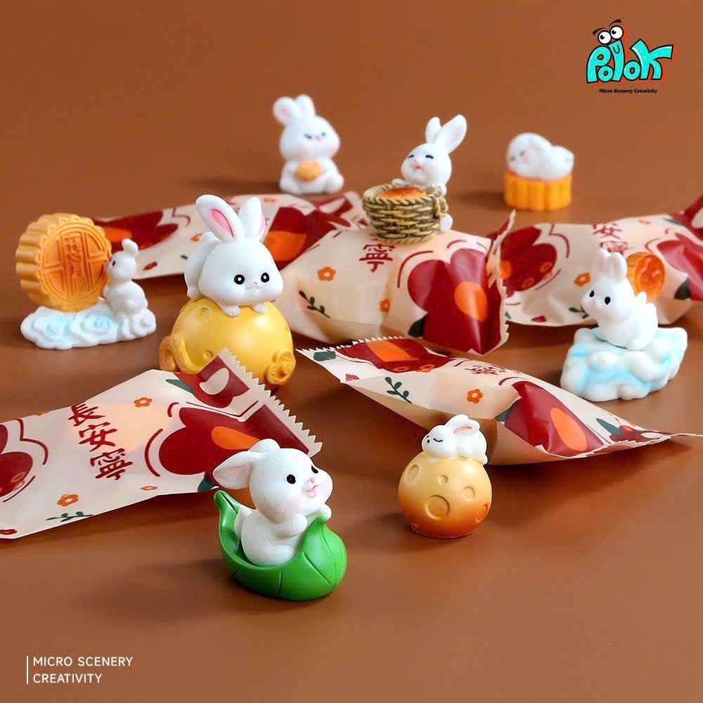  Túi Mù Thỏ Và Bánh Dễ Thương Để Bàn 