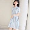 Đầm Babydoll Sơ Mi Xếp Nếp