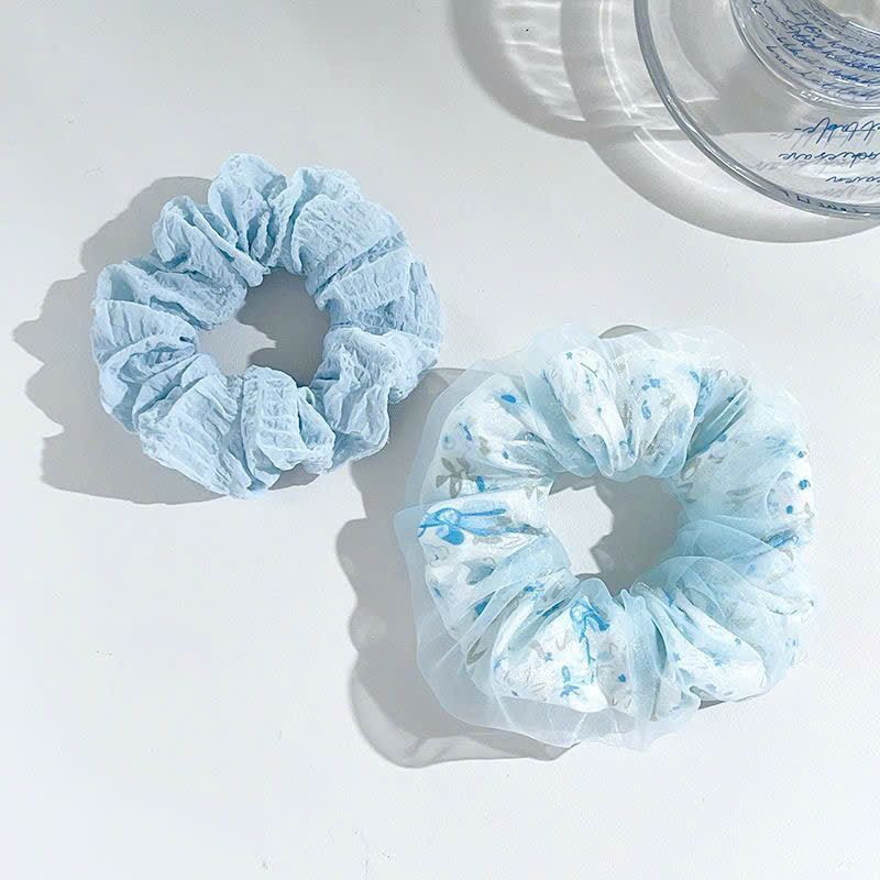  Set Vòng Buộc Tóc Thời Trang Màu Xanh Dương 