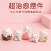 Set Tượng Mini 5 Mèo Con Dễ Thương