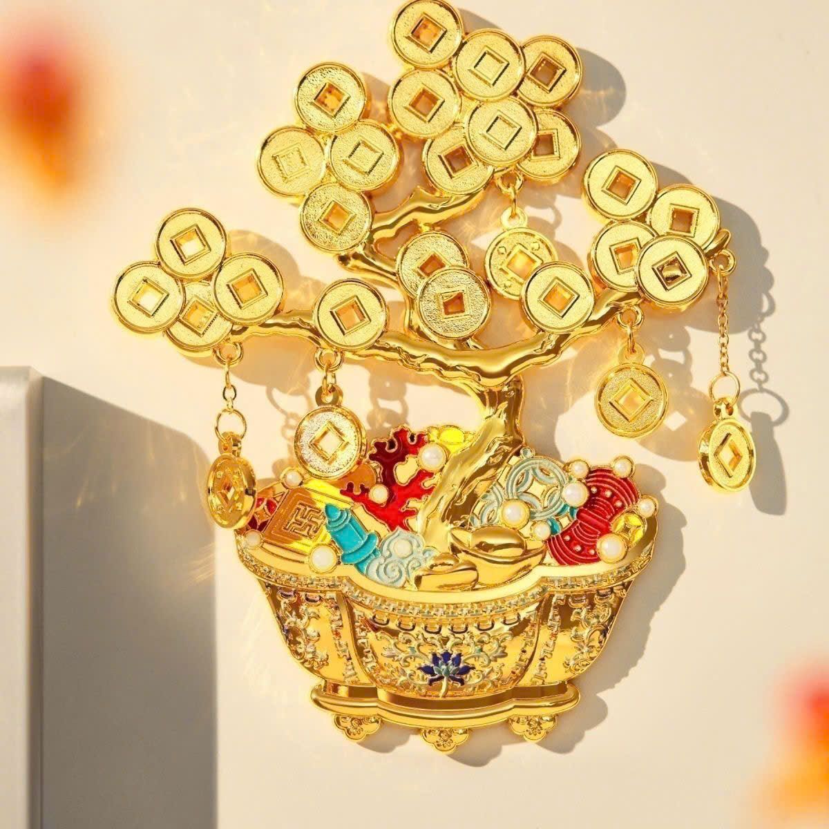  Nam Châm Hít Tủ Lạnh Hình Cây Tài Lộc 