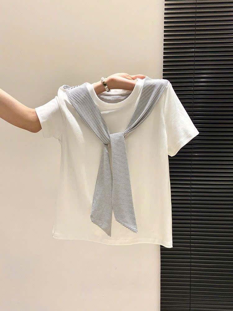  Áo Thun Tay Ngắn Kiểu Hải Quân 