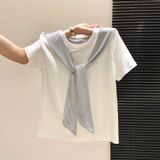  Áo Thun Tay Ngắn Kiểu Hải Quân 