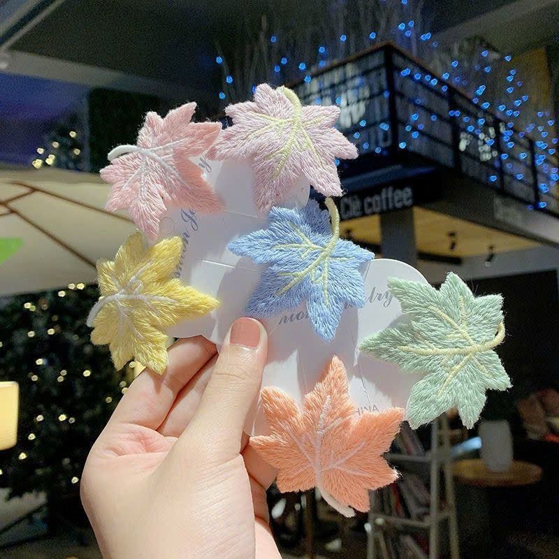  Bộ Kẹp Tóc Hình Lá Và Lông Vũ 