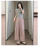  Quần Ống Rộng Lưng Cao Xếp Ly 