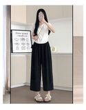  Quần Ống Rộng Lưng Cao Xếp Ly 