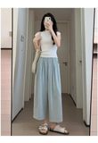  Quần Ống Rộng Lưng Cao Xếp Ly 