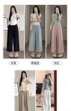  Quần Ống Rộng Lưng Cao Xếp Ly 