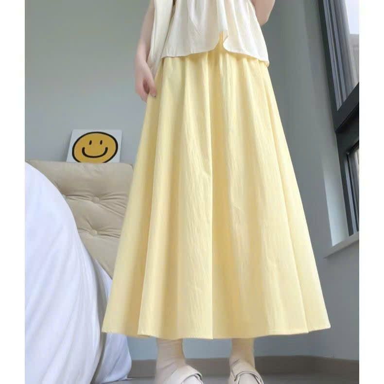  Quần Váy Bong Bóng Xếp Ly Cạp Cao 