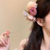  Kẹp Tóc Phong Cách Hanfu Họa Tiết Hoa 