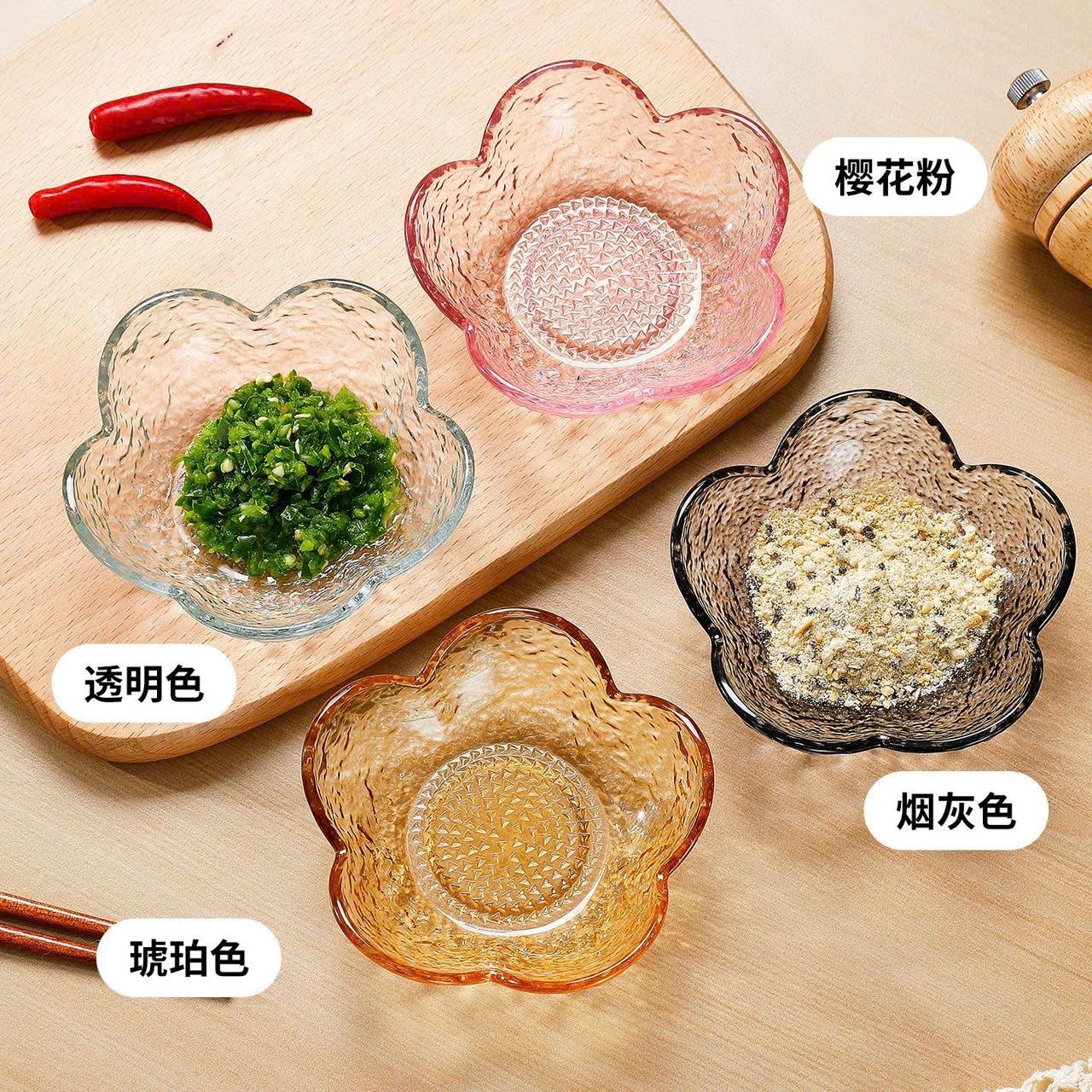  Chén Thủy Tinh Hình Hoa Anh Đào 