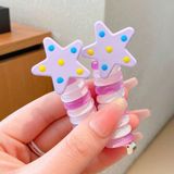 Set 5 Dây Buộc Tóc Lò Xo Hình Ngôi Sao 