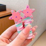  Set 5 Dây Buộc Tóc Lò Xo Hình Ngôi Sao 