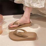  Dép Xỏ Ngón Đế Xuồng Đính Đá 